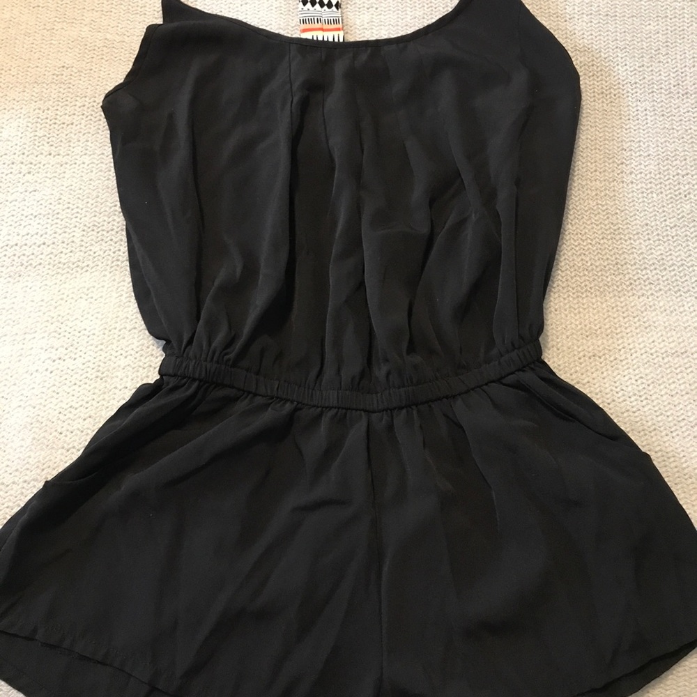 Xs black ripcurl romper